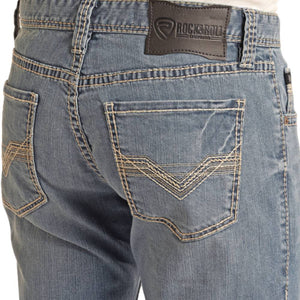 Rock & Roll Denim Men's Revolver Slim Straight Jean MEN - Clothing - Jeans Panhandle   