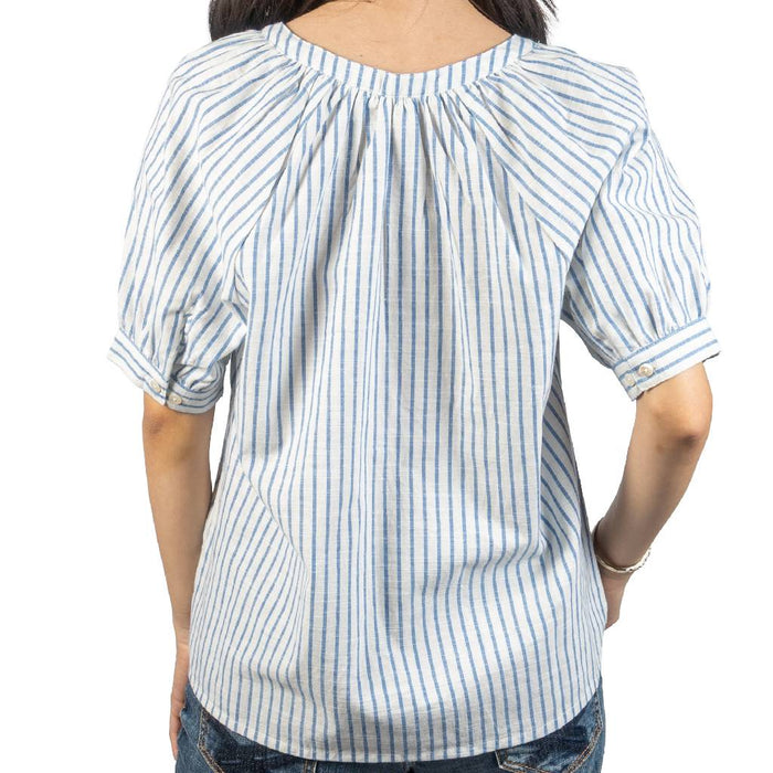 Dylan Marin Stripe Top WOMEN - Clothing - Tops - Short Sleeved Dylan