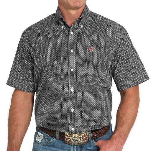 Cinch Men's Geo Print Button Down Shirt MEN - Clothing - Shirts - Short Sleeve Cinch