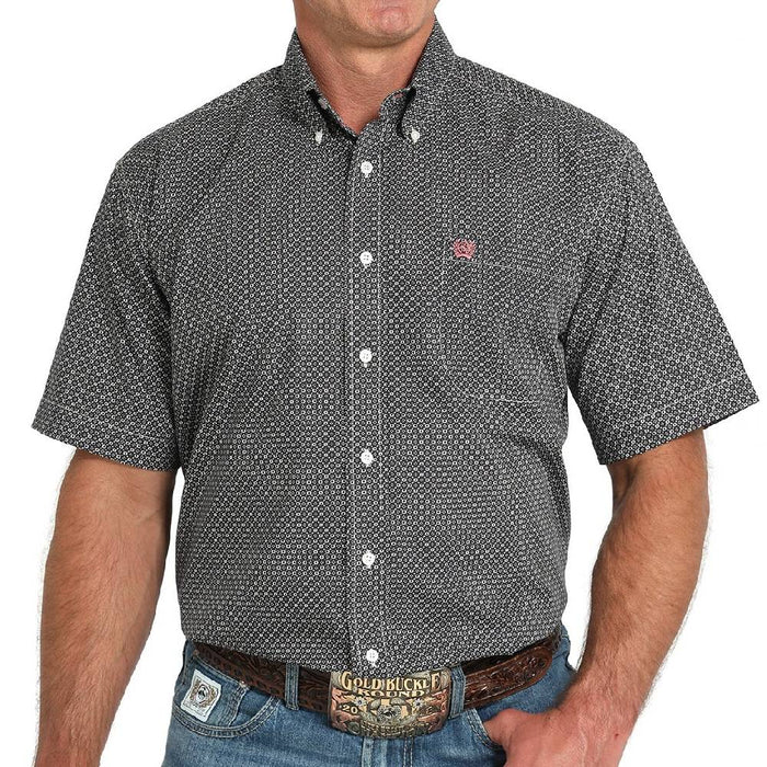 Cinch Men's Geo Print Button Down Shirt MEN - Clothing - Shirts - Short Sleeve Cinch