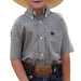 Cinch Boy's Medallion Geo Button Down Shirt KIDS - Boys - Clothing - Shirts - Short Sleeve Shirts Cinch