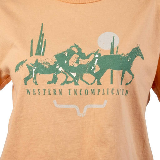 Kimes Ranch Women's Peach Plains Stampede Tee WOMEN - Clothing - Tops - Short Sleeved Kimes Ranch