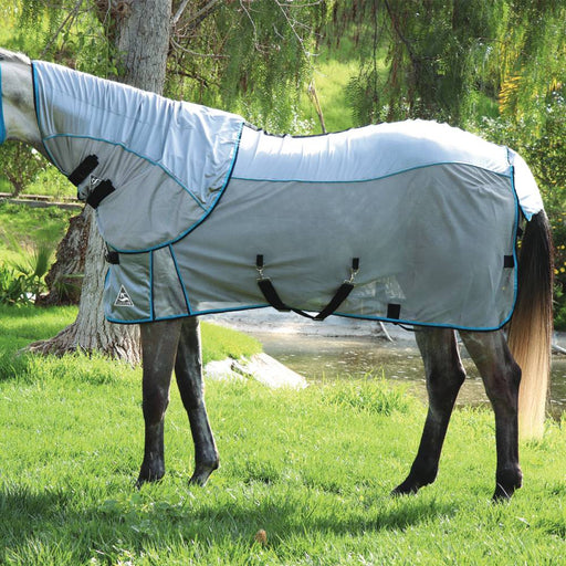 Professional's Choice Comfort Fit Fly Sheet Equine - Fly & Insect Control Professional's Choice 69" Pacific Blue 