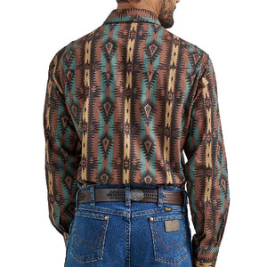 Wrangler Men's Aztec Snap Shirt - FINAL SALE MEN - Clothing - Shirts - Long Sleeve Shirts Wrangler   