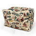 Cattle Drive Linen Large Makeup Bag ACCESSORIES - Luggage & Travel - Cosmetic Bags Ida Mae Home