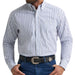 Wrangler Men's George Strait Stripe Button Down Shirt MEN - Clothing - Shirts - Short Sleeve Wrangler