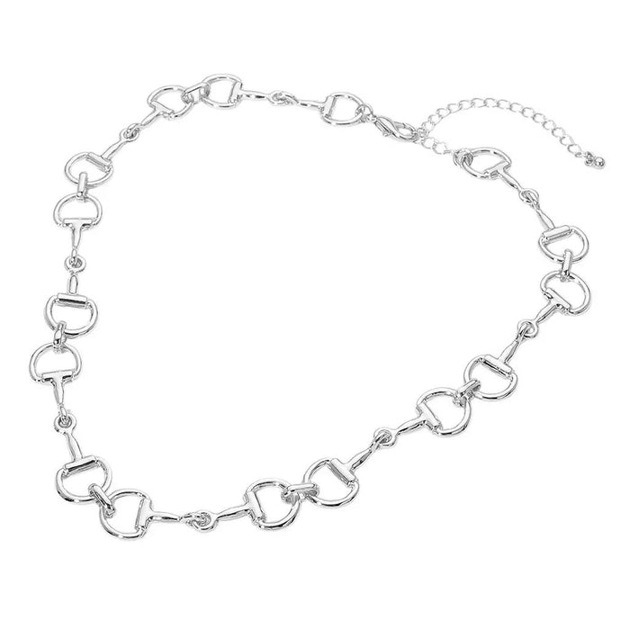 Horsebit Link Chain Necklace