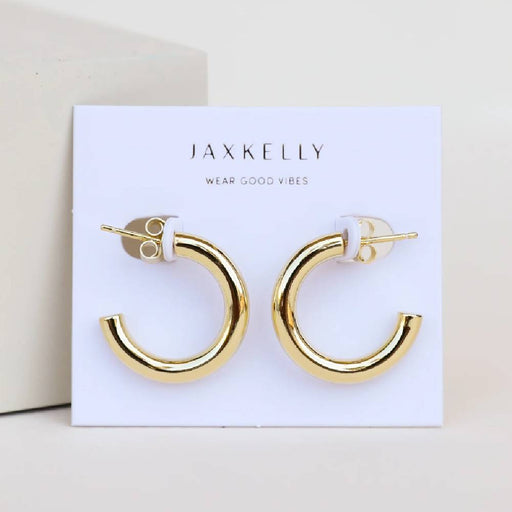 Gold Hoop Smooth Earrings WOMEN - Accessories - Jewelry - Earrings JaxKelly