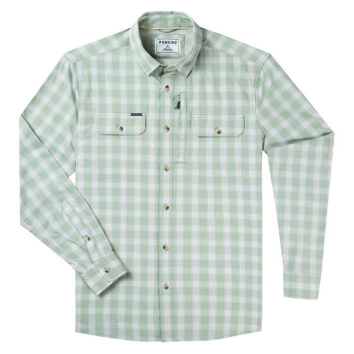 Poncho The Sapelo Original Shirt - Slim Fit MEN - Clothing - Shirts - Long Sleeve Poncho Outdoors