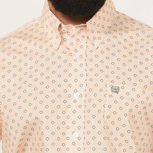 Cinch Men's Geo Print Button Down Shirt MEN - Clothing - Shirts - Short Sleeve Cinch