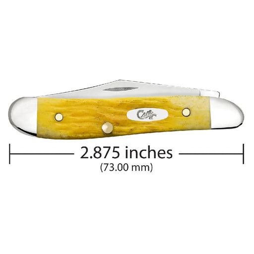 Case Peanut - Platts Jig Yellow Bone Knives W.R. Case