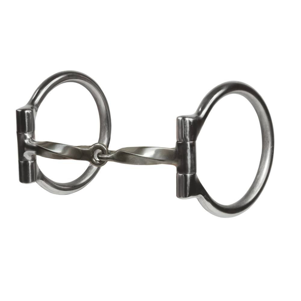 Slow Day Bit Professional's Choice D-Ring Slow Twist Snaffle Bit - Teskeys