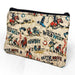 Cattle Drive Linen Small Makeup Bag ACCESSORIES - Luggage & Travel - Cosmetic Bags Ida Mae Home