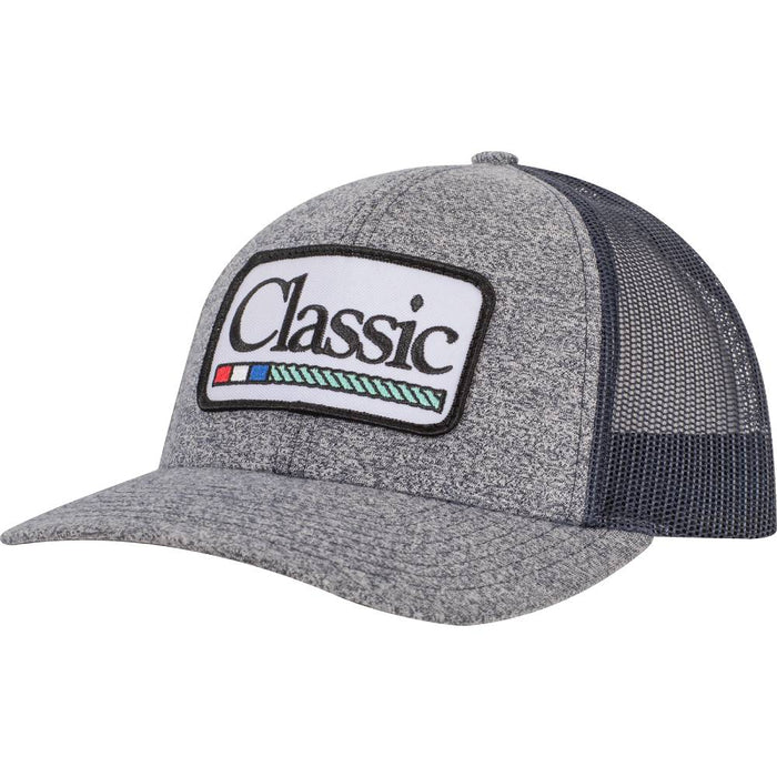 Classic Rope Cap with Embroidered Patch Logo HATS - BASEBALL CAPS Classic Equine Low Profile Navy Heather/Navy  