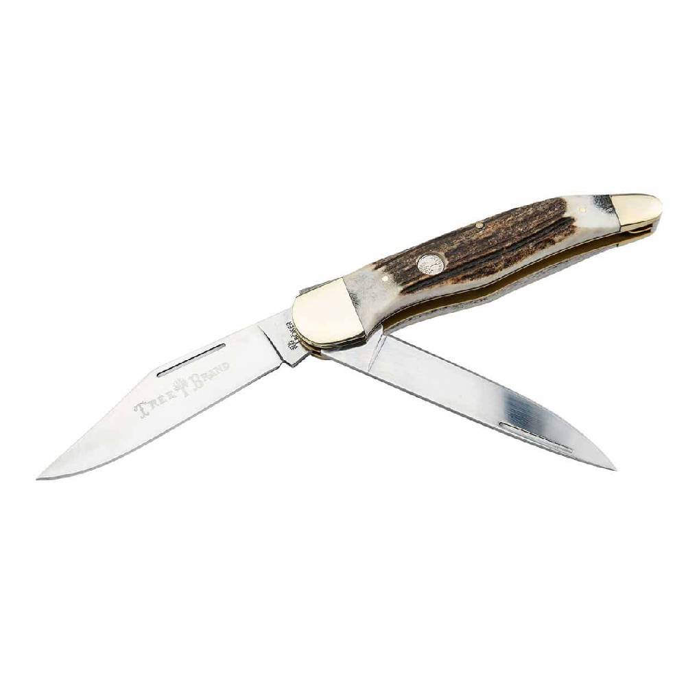 Boker Traditional Series 2.0 Folding Hunter Stag Knives Boker   