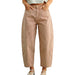 Miou Muse Mini Check Barrel Pants WOMEN - Clothing - Pants & Leggings Miou Muse