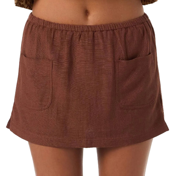 O'Neill Women's Coconut Brown Townes Solid Skort WOMEN - Clothing - Skirts O'Neill