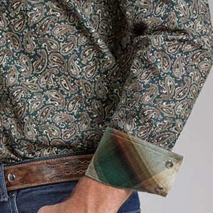 Roper Men's Western Oak Paisley Shirt