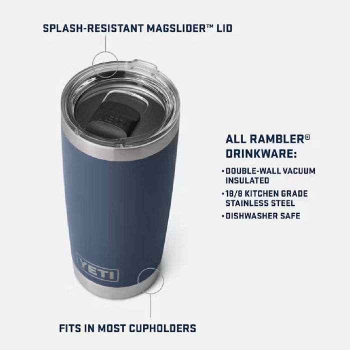 Yeti Rambler 20oz Tumbler - Cape Summer Camp