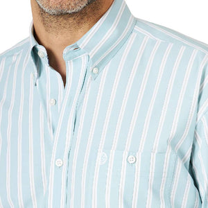 Wrangler George Strait Stripe Button Down Shirt
