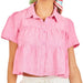Sadie & Sage By The Sea Tiered Pink Top WOMEN - Clothing - Tops - Short Sleeved Sadie & Sage