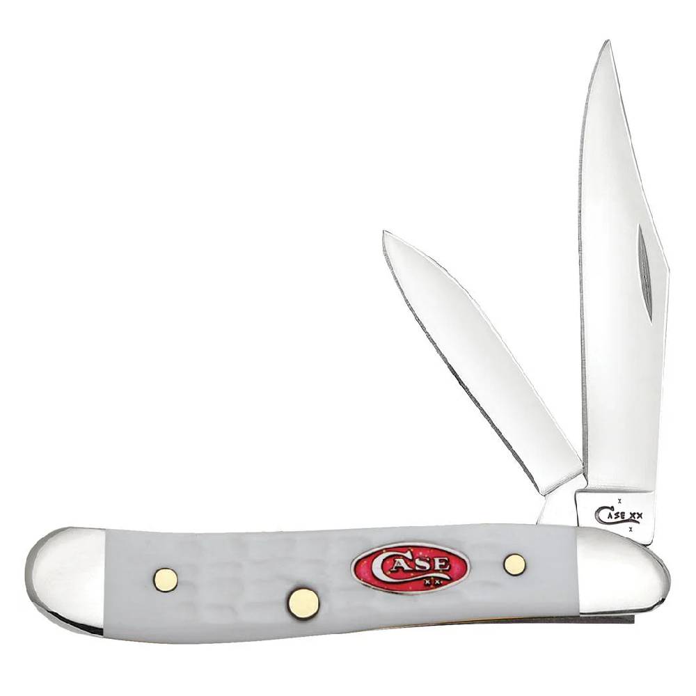 Case Sparxx White Jigged Synthetic Peanut Knives W.R. Case   