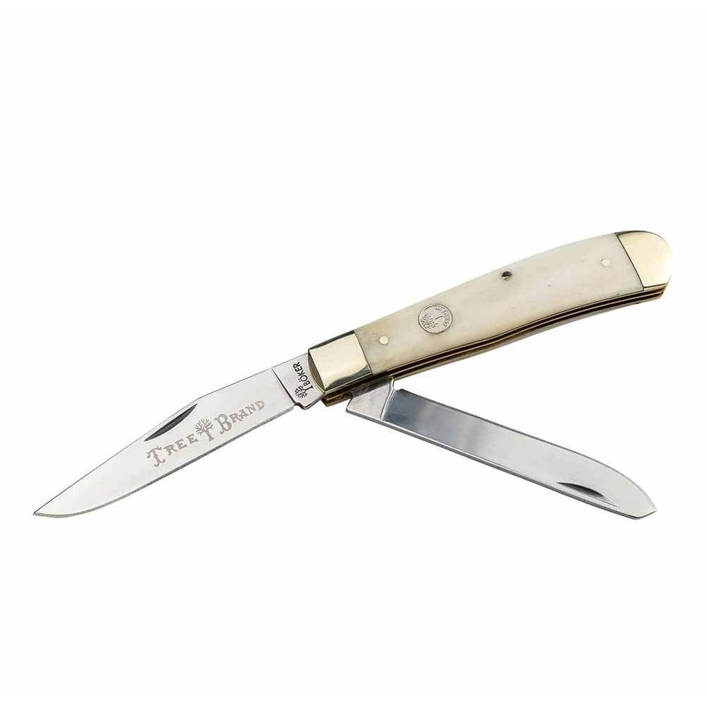 Boker Traditional Series 2.0 Trapper Smooth White Knives Boker   