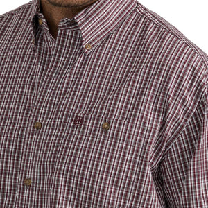 Wrangler Men's Plaid Button Shirt - FINAL SALE MEN - Clothing - Shirts - Long Sleeve Shirts Wrangler   
