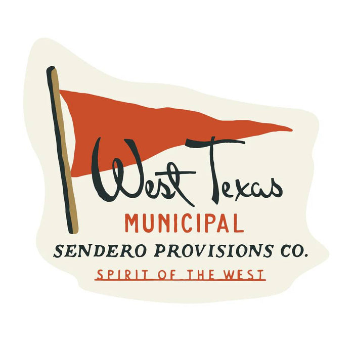 Sendero Provisions West Texas Municipal Golf Course Sticker HOME & GIFTS - Stickers & Decals Sendero Provisions Co