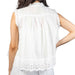 Broderie Anglaise White Top WOMEN - Clothing - Tops - Sleeveless Camellia