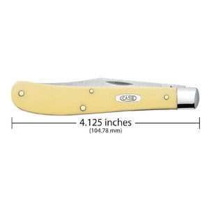 Case Yellow Synthetic Slimline Trapper SS Knives W.R. Case   