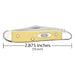 Case Yellow Synthetic Peanut CS Knives W.R. Case   