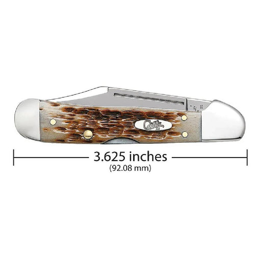 Case Amber Bone Mini Copperlock Knives W.R. Case   
