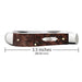 Case Mini Trapper - Brown Maple Burl Wood Knives W.R. Case   