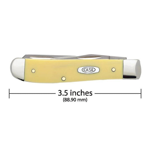 Case Yellow Synthetic Mini Trapper SS Knives W.R. Case   