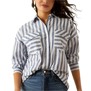 Ariat Women's Baggy Button Up Shirt WOMEN - Clothing - Tops - Long Sleeved Ariat Clothing