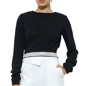 Hotfix Waistband Top WOMEN - Clothing - Tops - Long Sleeved Ina