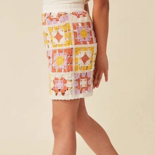 * Hayden Girl's Crochet Knit Mini Skirt - FINAL SALE KIDS - Girls - Clothing - Skirts Hayden Los Angeles