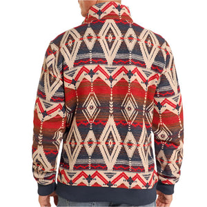 Rock & Roll Denim Men's Aztec Jacquard Bomber Pullover MEN - Clothing - Pullovers & Hoodies Panhandle   