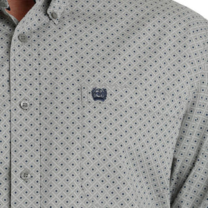 Cinch Men's Diamond Print Shirt - FINAL SALE MEN - Clothing - Shirts - Long Sleeve Shirts Cinch   