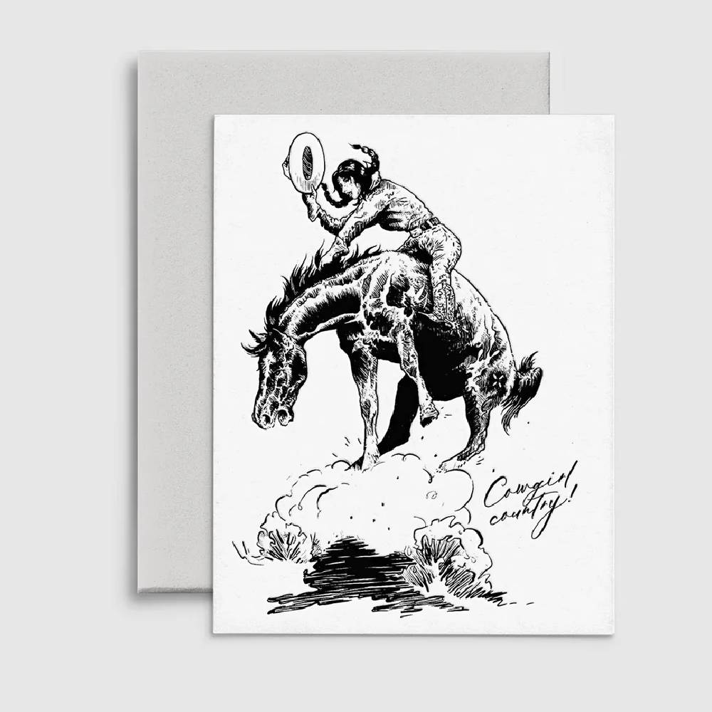 Cowgirl No 1 Card HOME & GIFTS - Gifts R Rebellion
