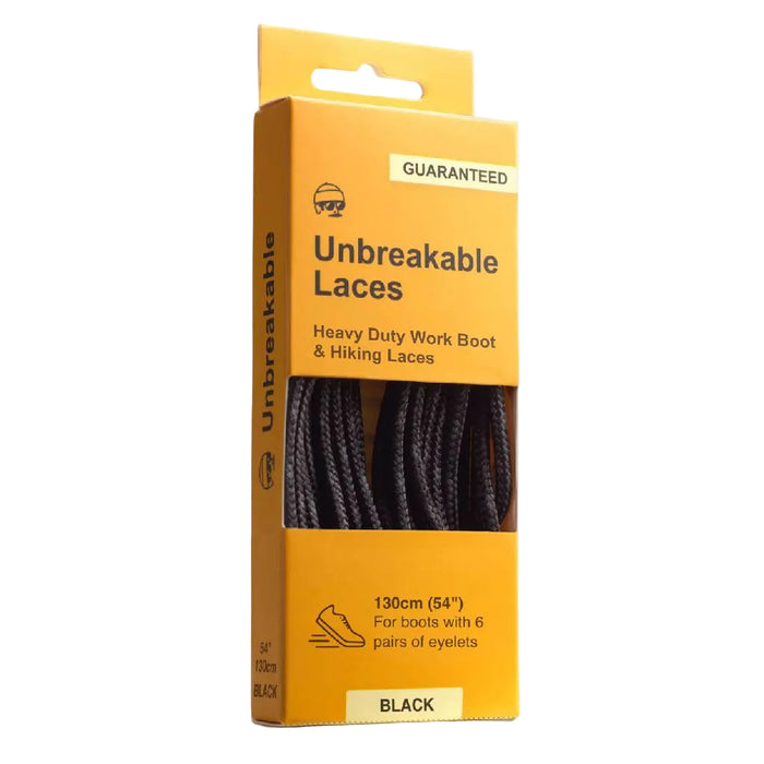 Adventure Andy 54" Unbreakable Black Laces