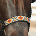 Professional's Choice Cowboy Braided Halter with Lead Tack - Halters & Leads Professional's Choice Black/Orange