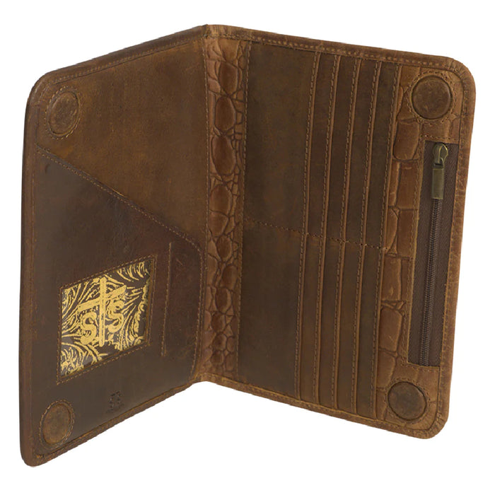 STS Ranchwear Catalina Croc Magnetic Wallet WOMEN - Accessories - Handbags - Wallets STS Ranchwear   
