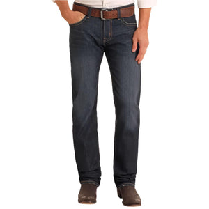 Rock & Roll Denim Men's Tri-Color Stitch Straight Jeans MEN - Clothing - Jeans Panhandle
