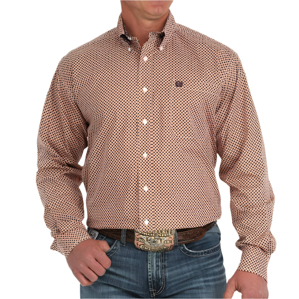 Cinch Men's Geo Print Button Shirt MEN - Clothing - Shirts - Long Sleeve Cinch