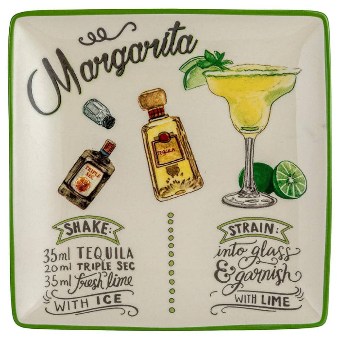 Stoneware Recipe Plate - Margarita HOME & GIFTS - Home Decor - Decorative Accents Creative Co-Op