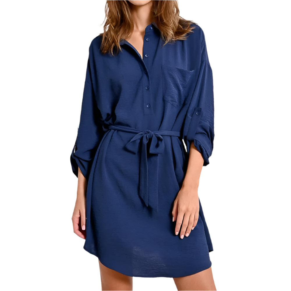 Tieable Shirt Dress WOMEN - Clothing - Dresses Molly Bracken