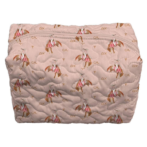 Casey Cowgirl Patchwork Rose Large Makeup Bag ACCESSORIES - Luggage & Travel - Cosmetic Bags Ida Mae Home