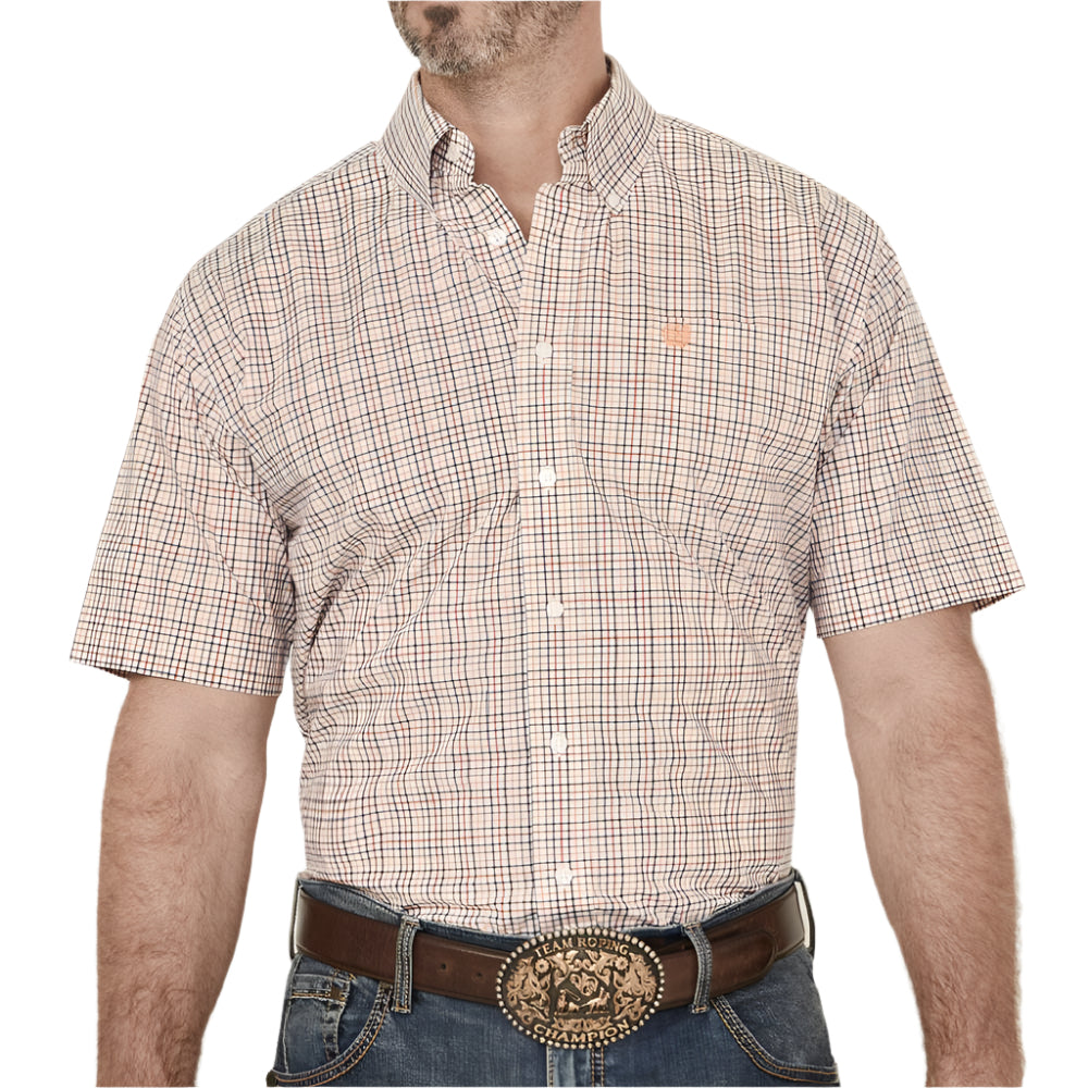 Cinch Men's Plaid Button Shirt MEN - Clothing - Shirts - Short Sleeve Cinch